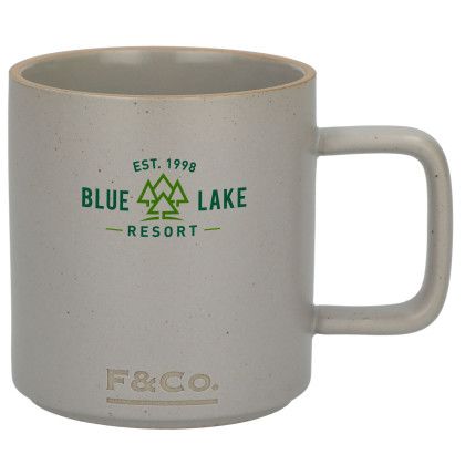 Custom Field & Co Stoneware Mug 11oz - Gray