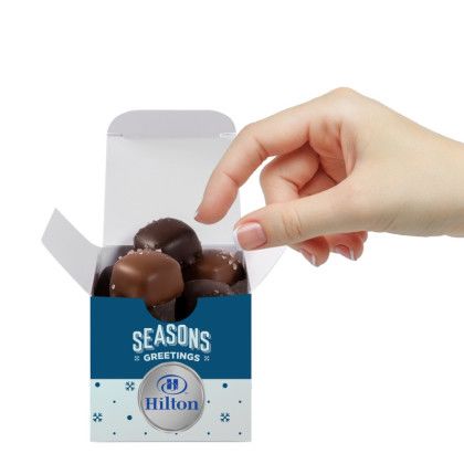 Custom Sea Salt Caramels in Full Color Custom Box - Full-Color
