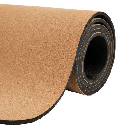 Custom Cork Yoga Mat (6mm) - Rolling Out