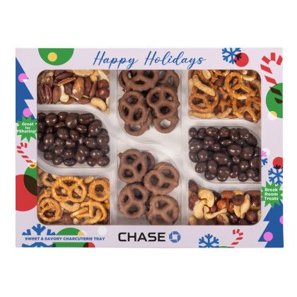 Sweet and Savory Charcuterie Tray in Custom Box Sweet and Savory Charcuterie Tray in Custom Box