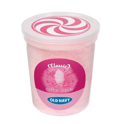 Custom Cotton Candy Tub with Custom Label - Classic Pink Custom Cotton Candy Tub with Custom Label - Classic Pink