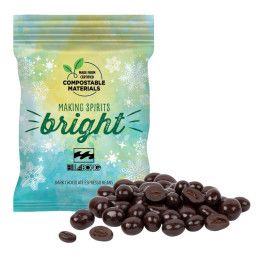 Custom 2 oz ECO-Digibag, Compostable & Full Color, Espresso Beans