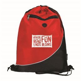 Custom Eco-Friendly RPET Drawstring Bag - Red