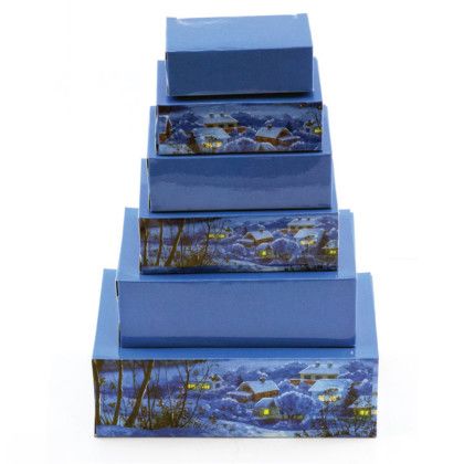 Custom Presidential Sweet Nine-Tier Tower - Winter Scene