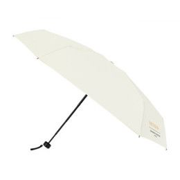 Custom Elements 39" Recycled Manual Mini Folding Umbrella - Cream