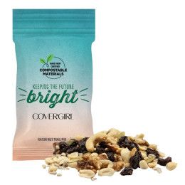 Custom 1oz. Full-Color ECO-Digibag, Compostable & Full Color, Raisin Nut Mix