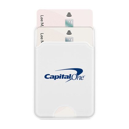 Custom MagSafe Silicone Phone Wallet - White