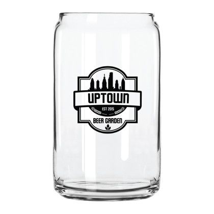 Custom Logo 16 oz. Beer Can Glass - USA