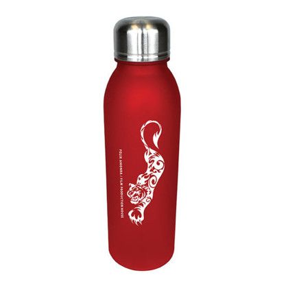 Custom Halcyon 25 oz. Co-Poly Bottle - Red Custom Halcyon 25 oz. Co-Poly Bottle - Red