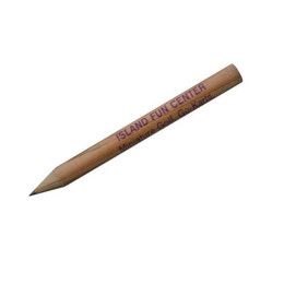 Custom Round Natural Finish Golf Pencils