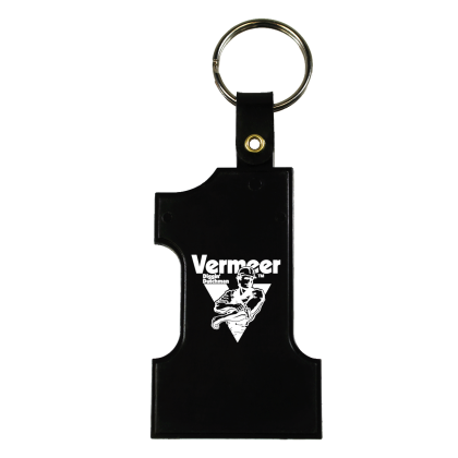 Custom Number One Key Tag - Black