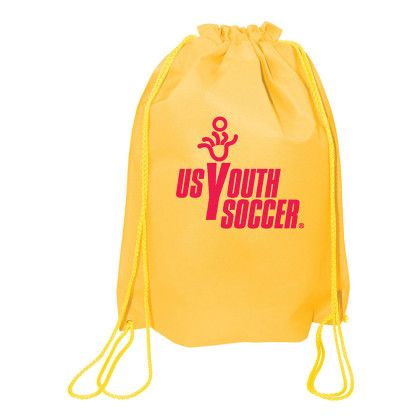 Custom NW Drawstring Backpack with Gusset - Yellow