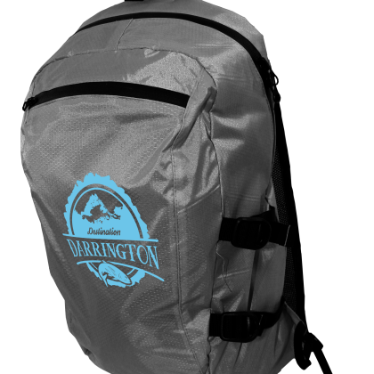 Custom Otaria Packable Backpack - Dark Gray