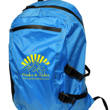 Custom Otaria Packable Backpack - Light Blue