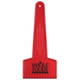 Custom Large Ice Scraper - Red