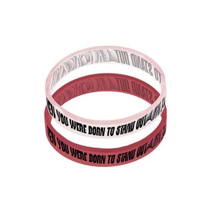 Custom Sun Fun Bracelet - Frosted to Red Custom Sun Fun Bracelet - Frosted to Red