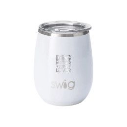 Custom Swig 12 oz. Shimmer Stemless Wine Cup, Engraved