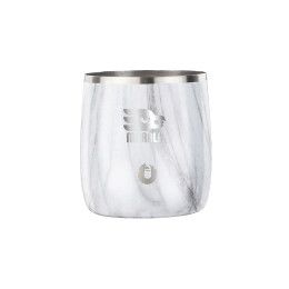 Custom Snowfox 11 oz. Marble Rocks Glass, Engraved 