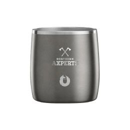 Custom Snowfox 11 oz. Rocks Glass, Engraved - Olive Gray