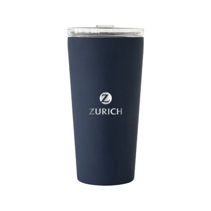 Custom Vinglace 14 oz. Tumbler, Engraved - Navy Blue