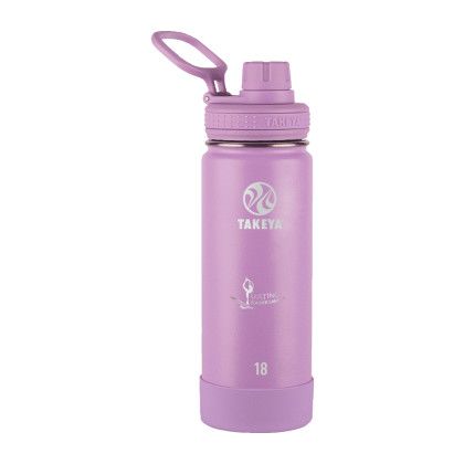 Custom Takeya 18 oz. Actives with Spout Lid - Lilac Custom Takeya 18 oz. Actives with Spout Lid - Lilac