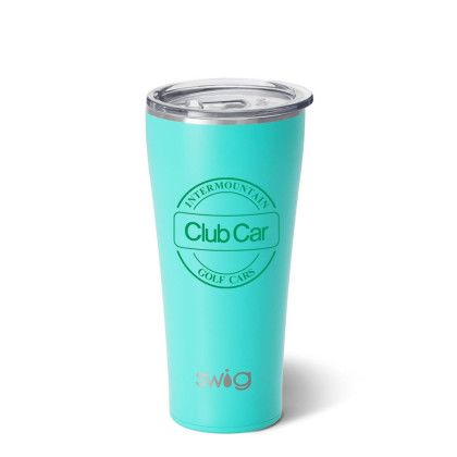 Custom Swig 32 oz. Matte Tumbler, Engraved - Matte Aqua