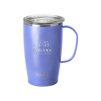 Custom Swig 18 oz. Insulated Matte Mug, Engraved - Matte Hydrangea Purple