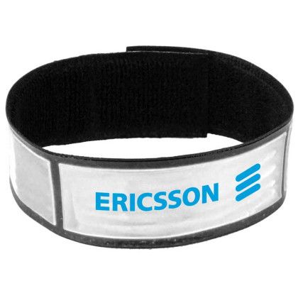Custom Reflective Wrist Band - Silver Custom Reflective Wrist Band - Silver
