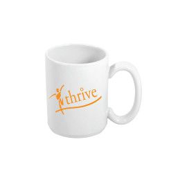 Custom Imprinted 15 oz. El Grande Mug - White
