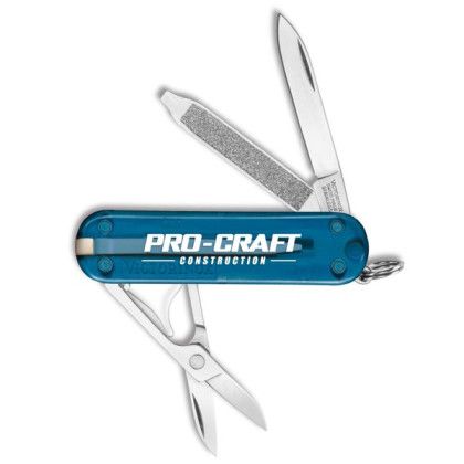 Custom Victorinox Classic Swiss Army Knife - Sky High Navy