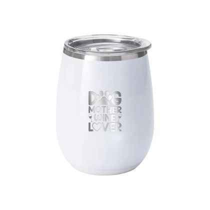 Custom Swig 12 oz. Shimmer Stemless Wine Cup, Premium Laser Engraved