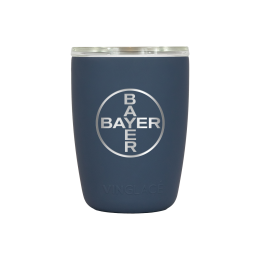 Custom Vinglace 12 oz. Everyday Glass - Premium Laser Engraved - Navy Blue