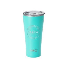 Custom Swig 32 oz. Matte Tumbler, Premium Laser Engraved - Matte Aqua Green