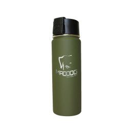 Custom Halcyon 20 oz. Sport Bottle w/ Push Button Lid, Premium Laser Engraved - Army Green