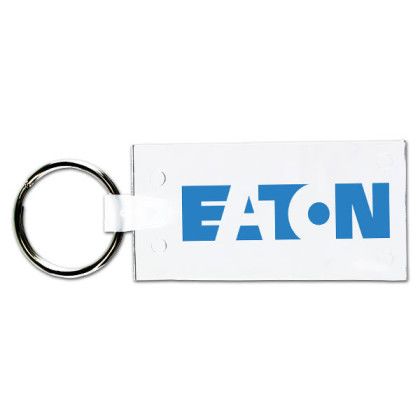 Custom Rectangle Key Fob - Clear