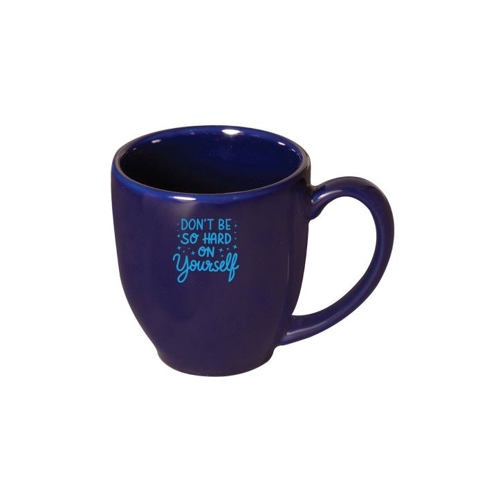 Mug Bleu Cobalt 16 Oz Avec Empreintes De Pattes - Lavable Au Lave-vaisselle Et Micro-ondes, Neuf Westport