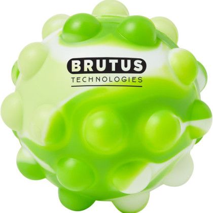Swirl Lime Printed Logo Tie Dye Push Pop Ball