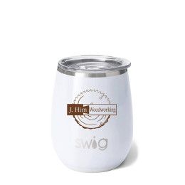 Custom Swig 12 oz. Shimmer Stemless Wine Cup
