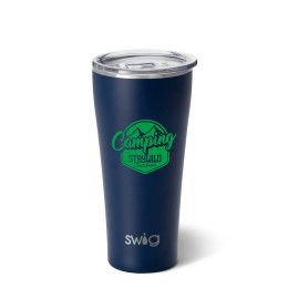 Custom Swig 32 oz. Matte Tumbler - Matte Navy