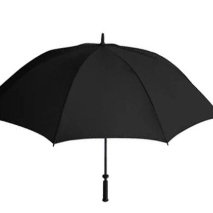 Custom Golf Umbrella Fiberglass Frame - Tournament Umbrellas - Black