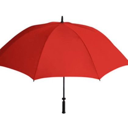 Custom Golf Umbrella Fiberglass Frame - Tournament Umbrellas - Red