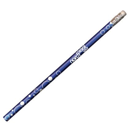 Custom Glisten Design Pencil - Blue