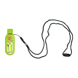 Custom Whistle/COB Light Lanyard, Full Color Digital - Lime Green