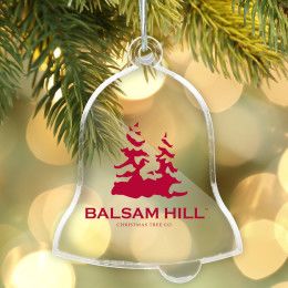 Custom Printed Acrylic Bell Holiday Ornament