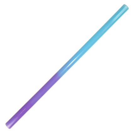 Custom Mood Reusable Straw, Blank - Blue to Purple