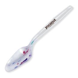 Custom Rainbow Confetti Mood Spoon with Logo