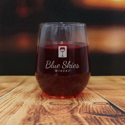 17 oz. Stemless Wine Glass, Premium Laser Engraved