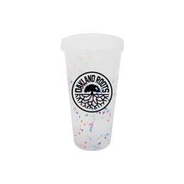 Mood 26 oz. Rainbow Confetti Tumbler With Lid