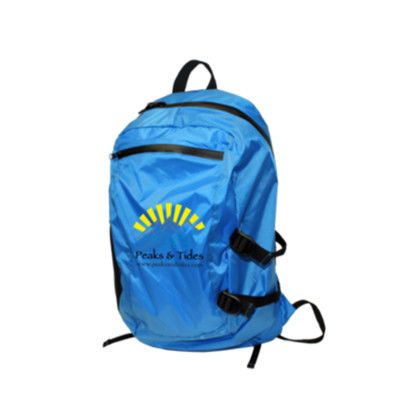 Custom Otaria Packable Backpack, Full Color Digital - Light Blue