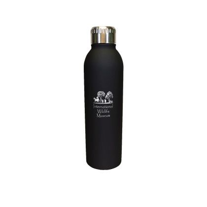 Custom Halcyon 17 oz. Deluxe Bottle, Laser Engraved, Small - Black